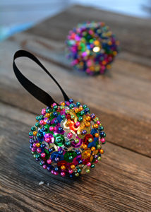 New Year's Eve Ball Craft For Kids - The Farmwife Crafts